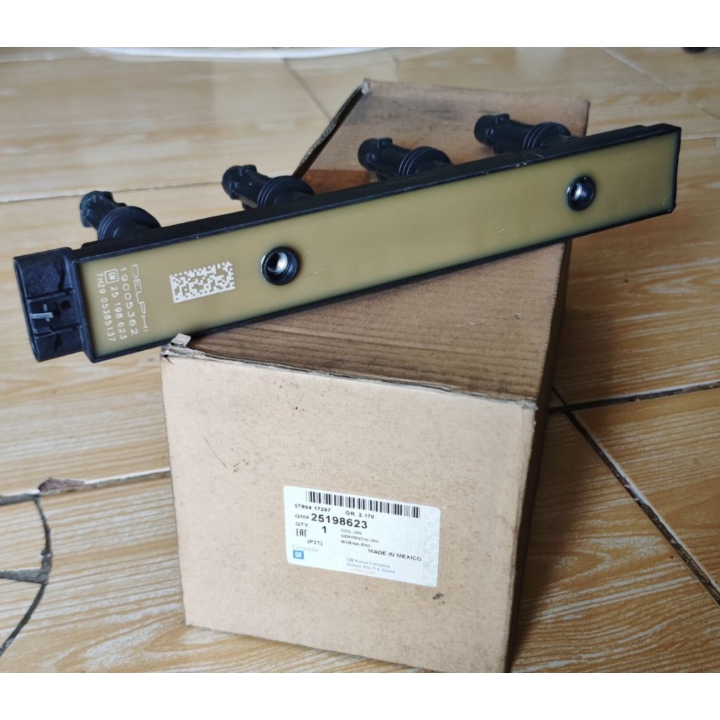 koil ignition coil Chevrolet spin 1.2 aveo sonic original GM resmi asli seperti bawaan mobil