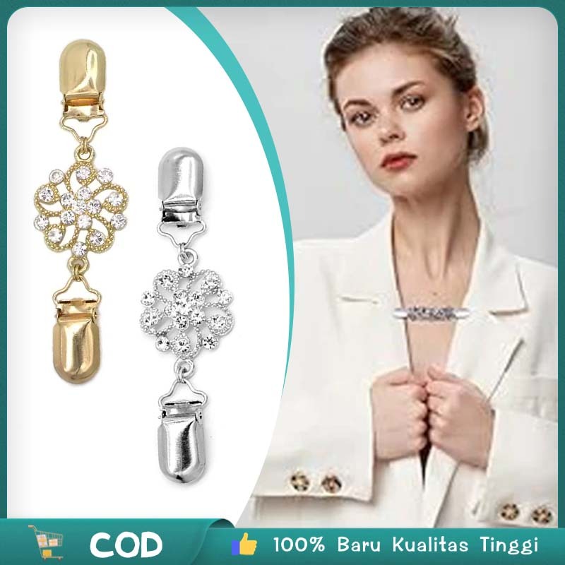 Clip Cardigan Shawl Clip Paduan Pengait Klip Cardigan Jepit Cardigan