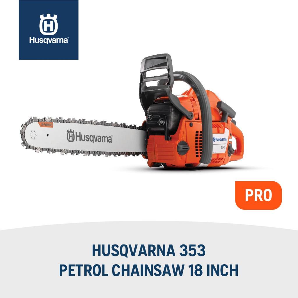 HUSQVARNA CHAINSAW 353 -18”/ GERGAJI MESIN 353 -18”