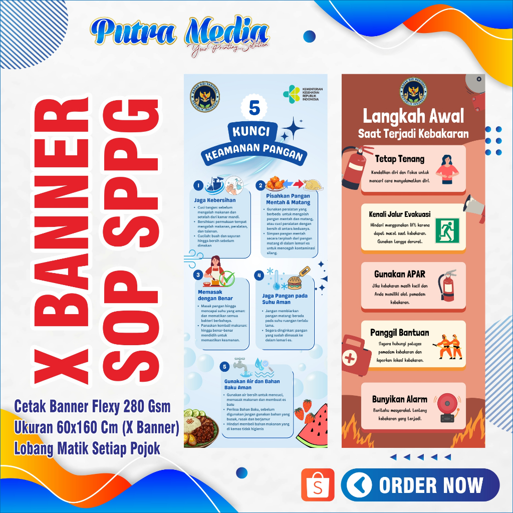 Banner Standar Operasional SPPG / Banner MBG / Banner SOP SPPG