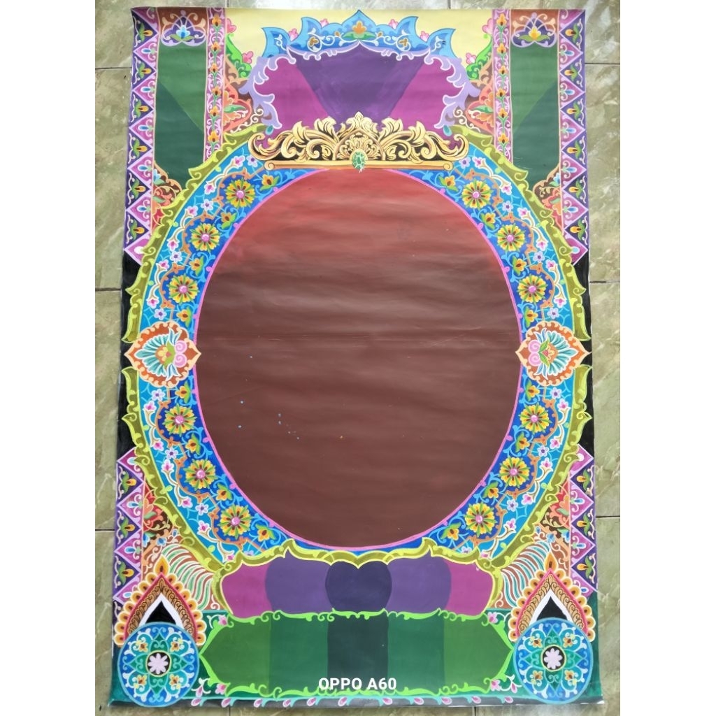 mal kaligrafi dekorasi