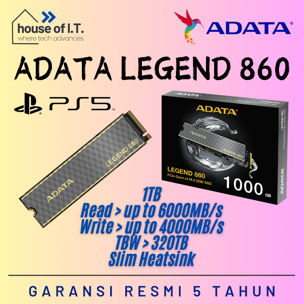 Adata Legend 860 1TB - SSD PS5 1TB - SSD ADATA Legend 860 1TB - SSD ADATA Legend 860 1TB
