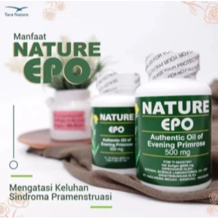 NATURE EPO Suplemen Omega 6 Bantu Atasi Sindrom Pra Menstruasi & Kulit Kering