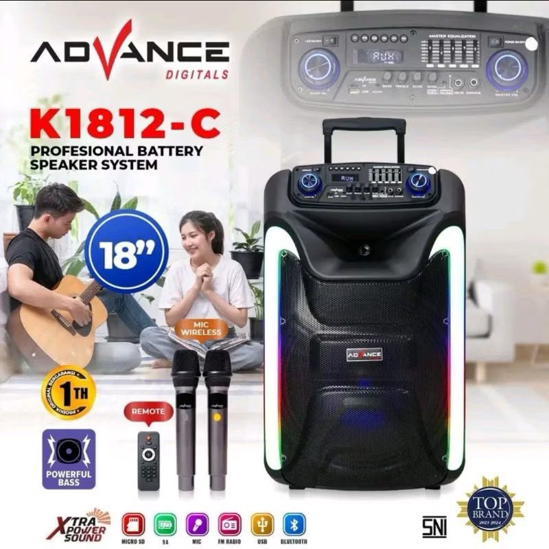 SPEAKER ADVANCE PORTABLE K-1812C