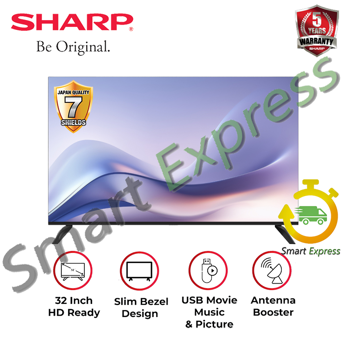 TV LED SHARP 2T-C32HD1500I / 32HD1500I / 32HD1500 - (32 INCH / DIGITAL TV / BEZELLES)