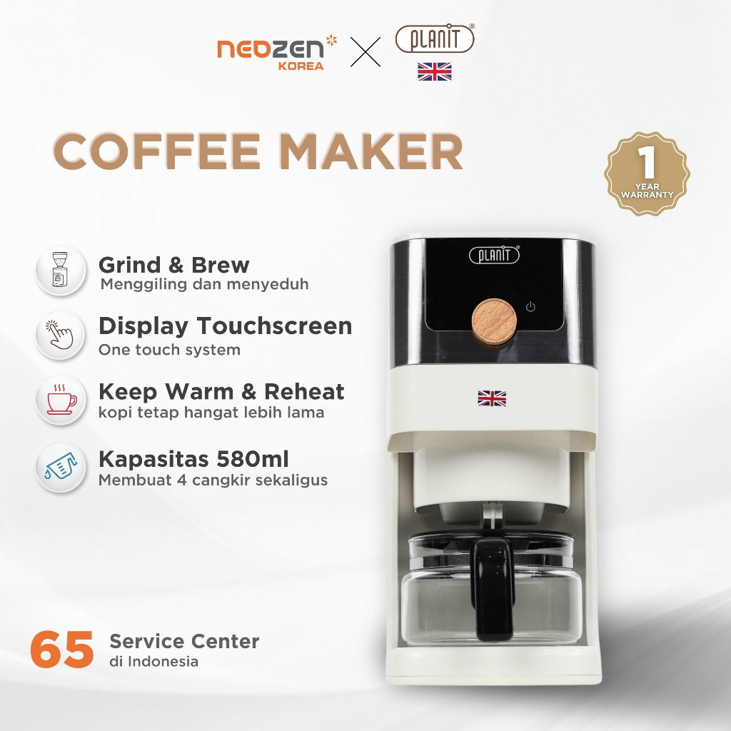 NEOZEN x PLANIT AUTOMATIC COFFEE MAKER - ALAT MESIN KOPI OTOMATIS - HOME COFFEE MACHINE - MESIN PEMB
