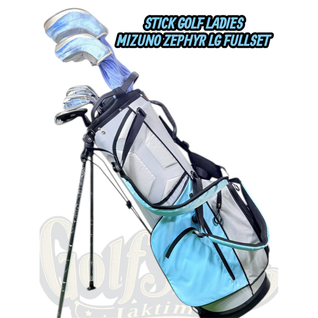 Set Stick Golf Ladies Bekas Original Fullset Bag Golf Mizuno Zephyr LG 195 Shaft Graphite Flek Ladie