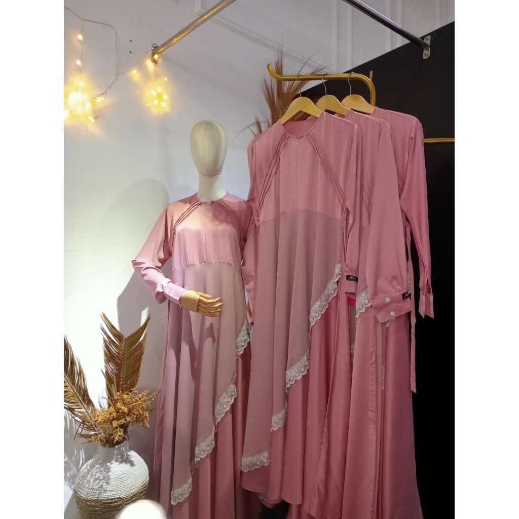 Gamis Al Aniqo Dress Daily Gamis Daily Wear_Anifahgriyamuslim