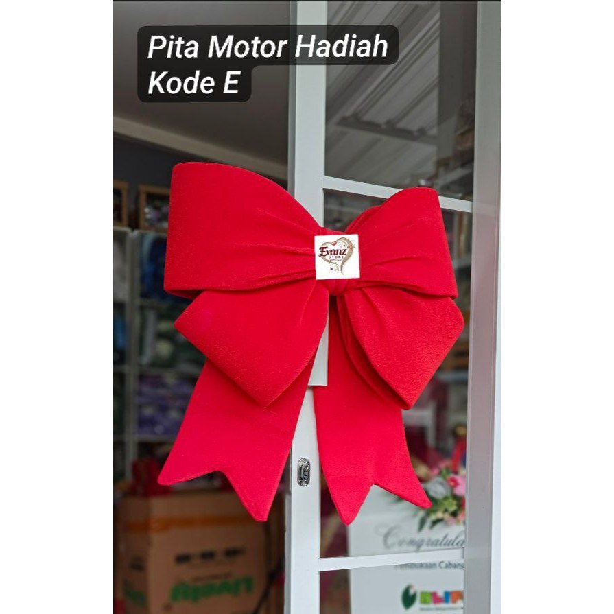 Pita Besar Hadiah Motor Busa&Spon, Sepeda, Mainan Mobil Anak, Doorprize, Souvenir,pita kado,doorgift