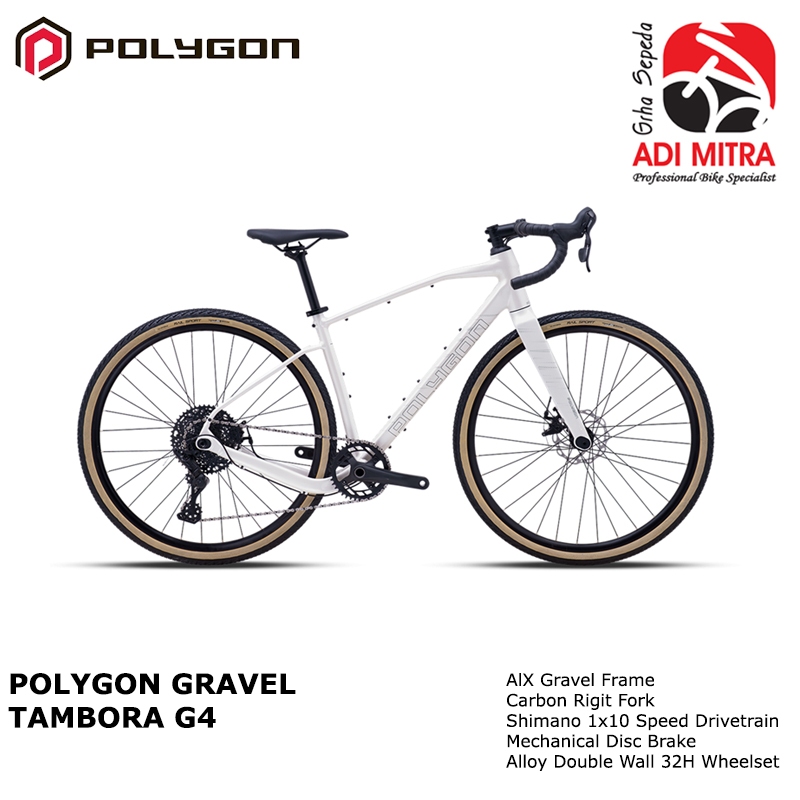 Polygon Tambora G4 [700C] 10 Speed Sepeda Gravel