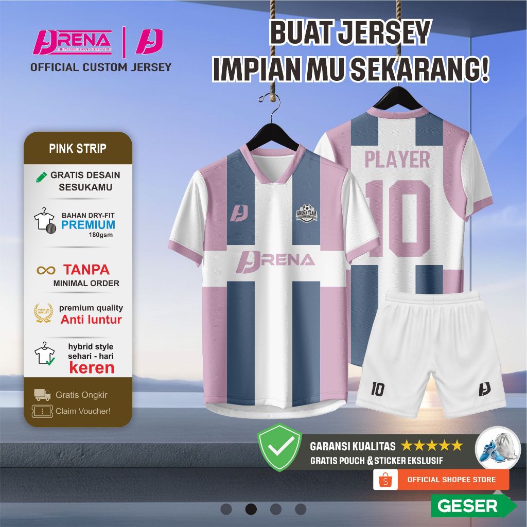 Jersey Futsal Baju Bola Baju Futsal Printing Baju Anak laki - laki Custom Desain ( Bisa Satuan )