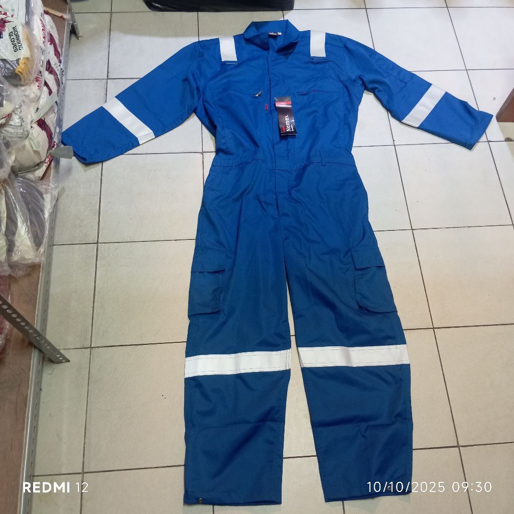 Wearpack dupont nomex biru /wearpack terusan anti api original dupont nomex - murah