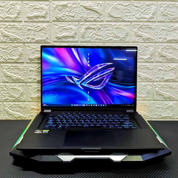 Asus ROG Flow X16 GV601RE Flip Touch Gaming Desain Laptop RTX 3050 Ti QHD + Fullset Original