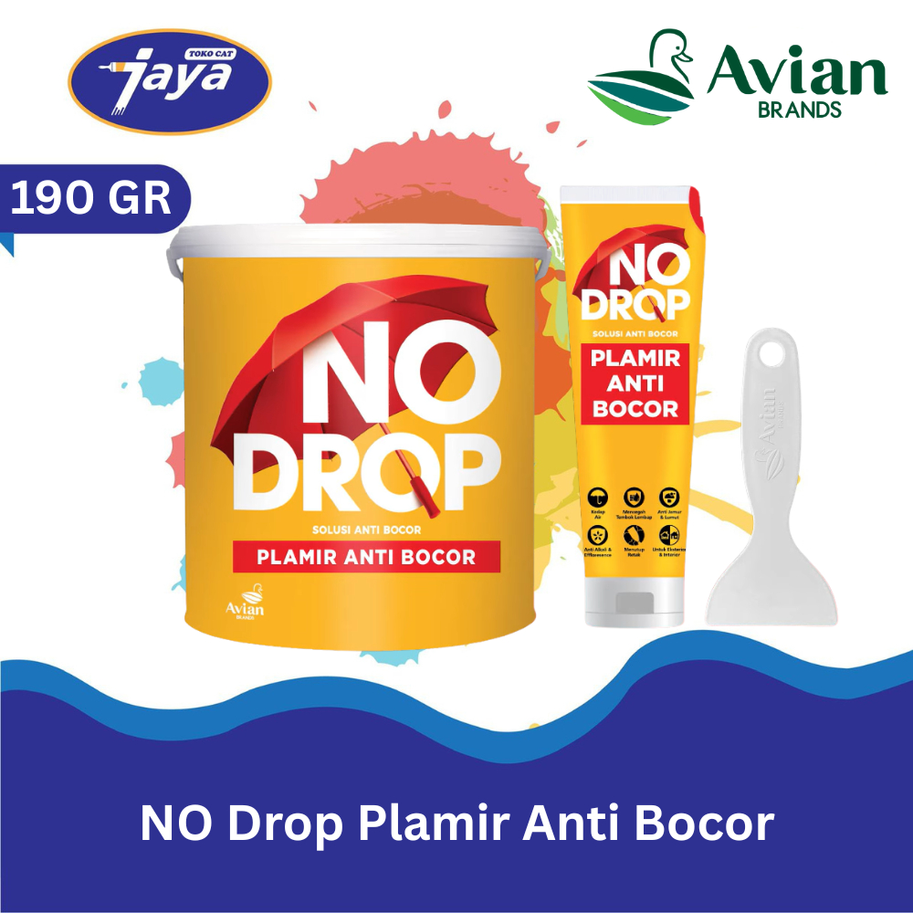 No Drop Plamir Anti Bocor Kemasan 190Gr 190 Gram Kecil Tube Avian