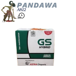 Aki Mobil 12V 45Ah GS Hybrid NS60L / NS60R | Aki Hybrid