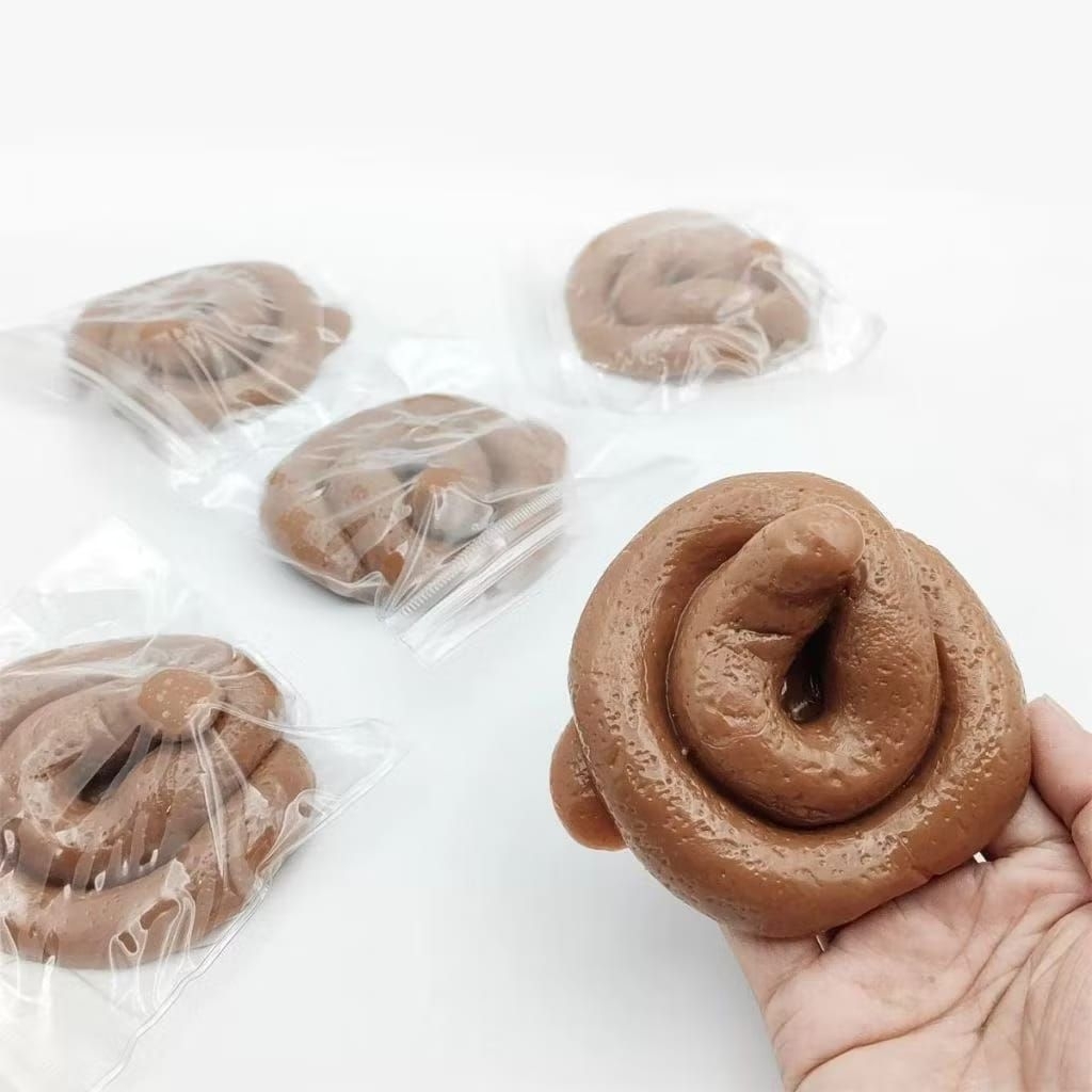 {YM} Mainan jail prank squishy kotoran tai palsu / Mainan Squishy Tai Anti Stress Bentuk Kotoran Tai