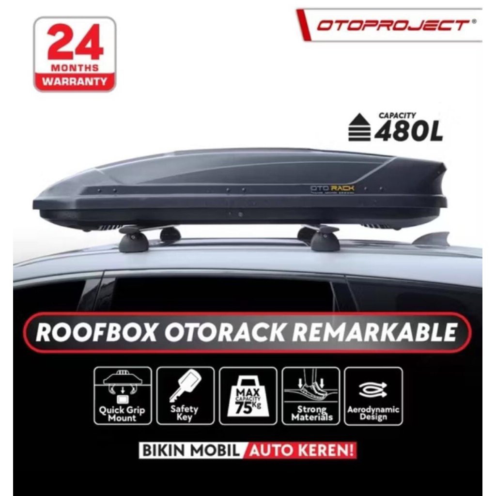 ROOFBOX REMARKABLE OTORACK SERIES OTOPROJECT | BAGASI ATAP MOBIL