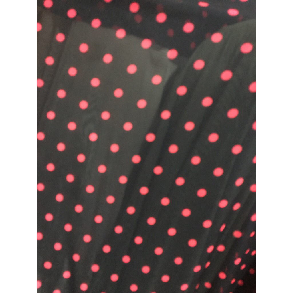 Harga 0.5 meter | Kain tile polkadot | tile street | tile polkadot