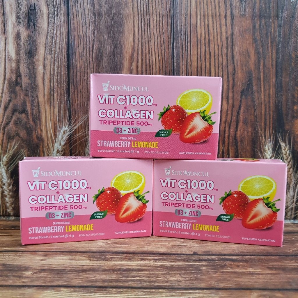 Sidomuncul Vit C1000 collagen D3+zinc