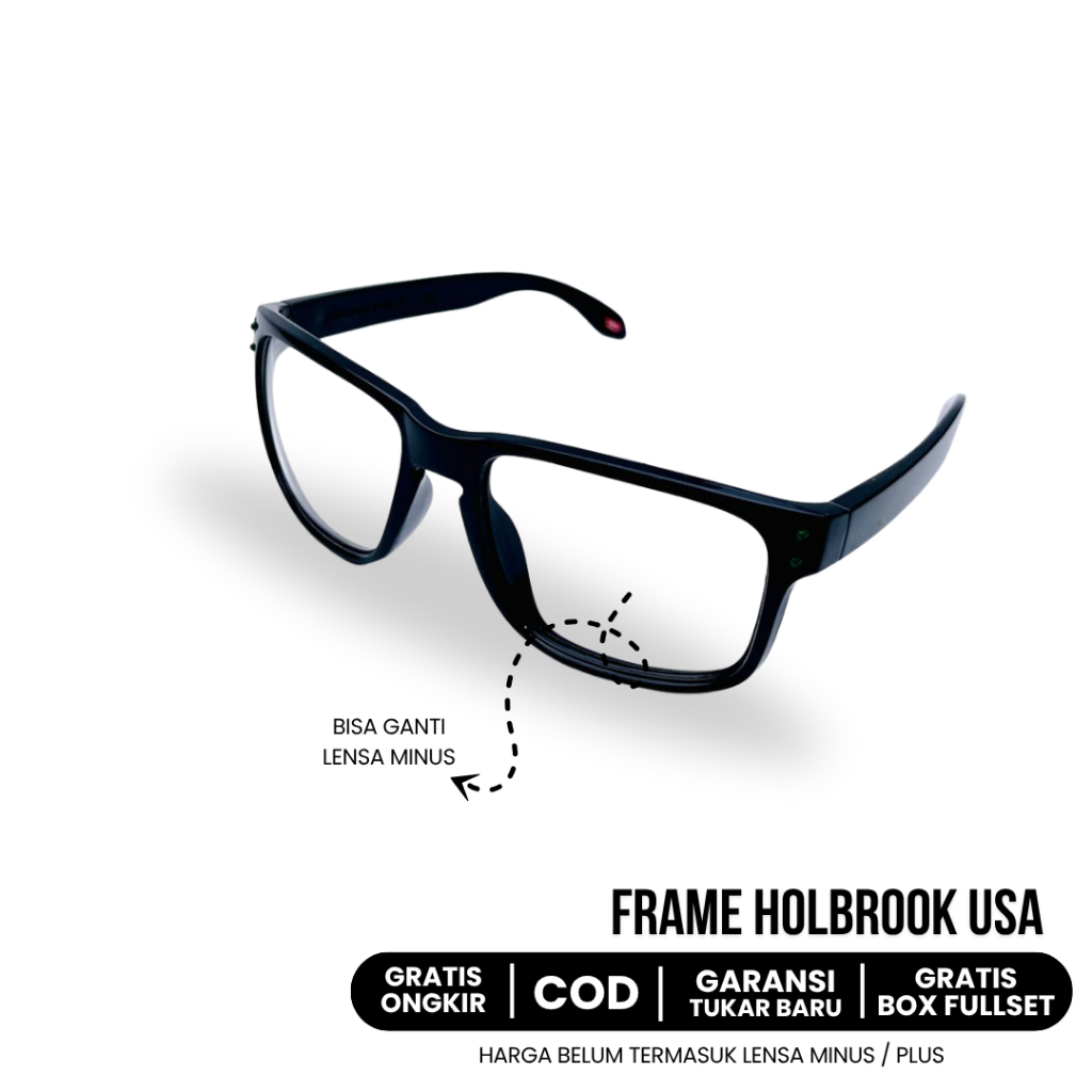 new frame OAKLEY004 HOLBROOK frame kacamata pria wanita bisa ganti lensa minus plus kacamata fashion