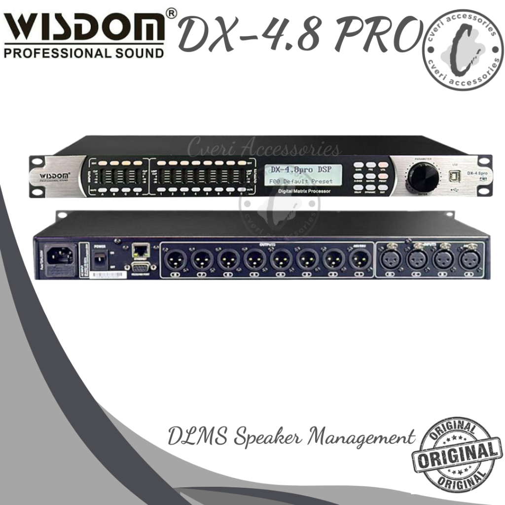Wisdom DX-4.8Pro DLMS Speaker Management Original Wisdom DX4.8Pro. DX48Pro.   DX-48Pro. Fir DLMS