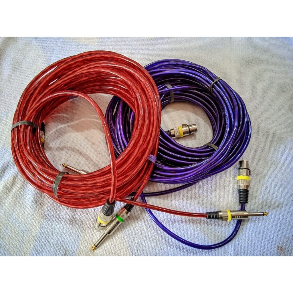 kabel mic panjang 10meter