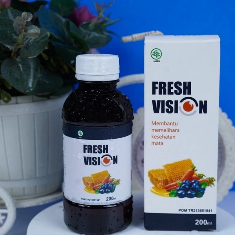 Fresh Vision - Obat Mata Herbal Mampu Mengobati Mata Minus, Mata Plus, Katarak, Glukoma, Dan Buram