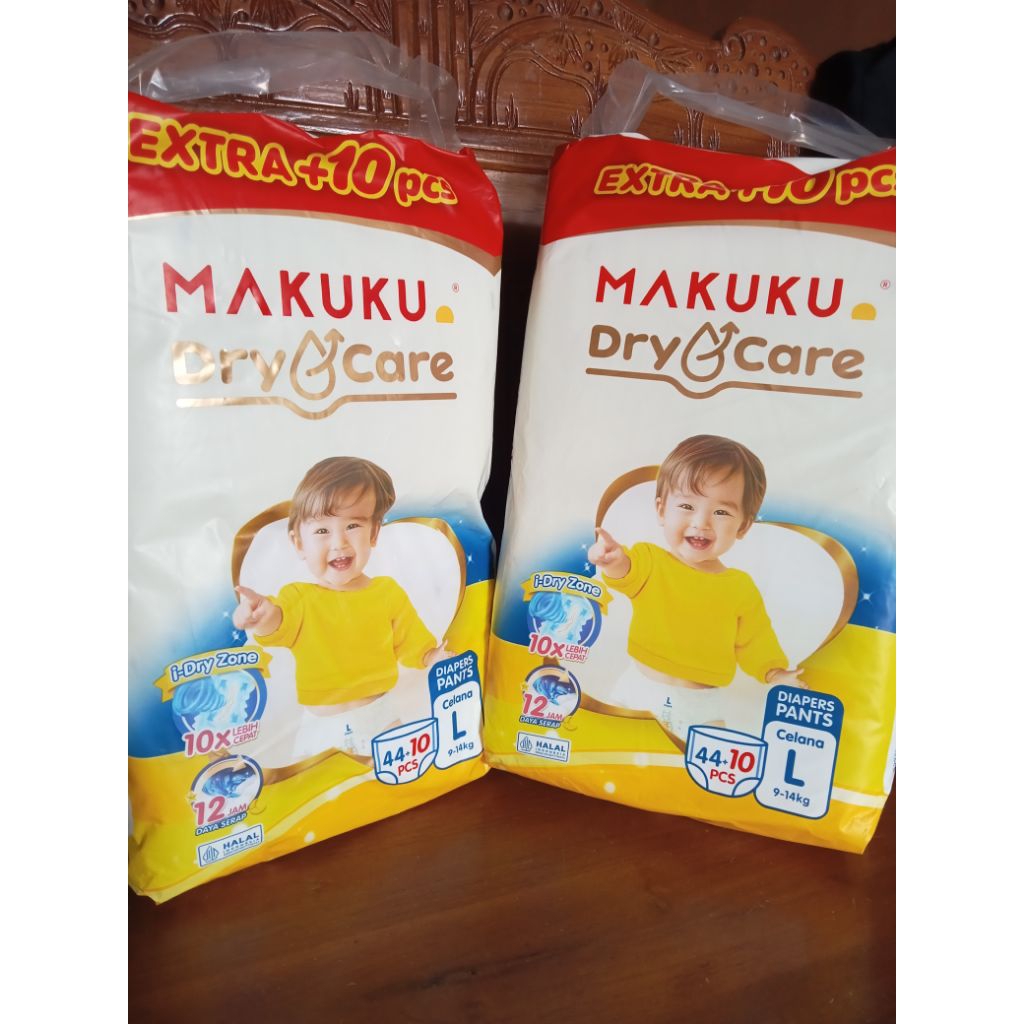 PAMPES MAKUKU DRY CARE L44 + 10 || PEMPES MAKUKU DRY CARE L44+10