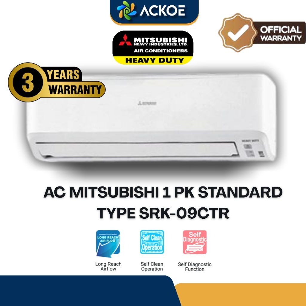 AC MITSUBISHI SRK09CTR 1PK TYPE STANDARD PREMIUM