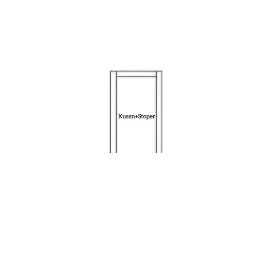 kusen pintu alumunium 4inc merek inkalum+ stoper pintu.