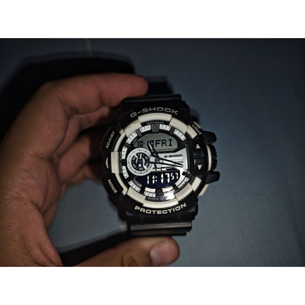 jam tangan pria second G shock Ga 400-1ADR (Asli)