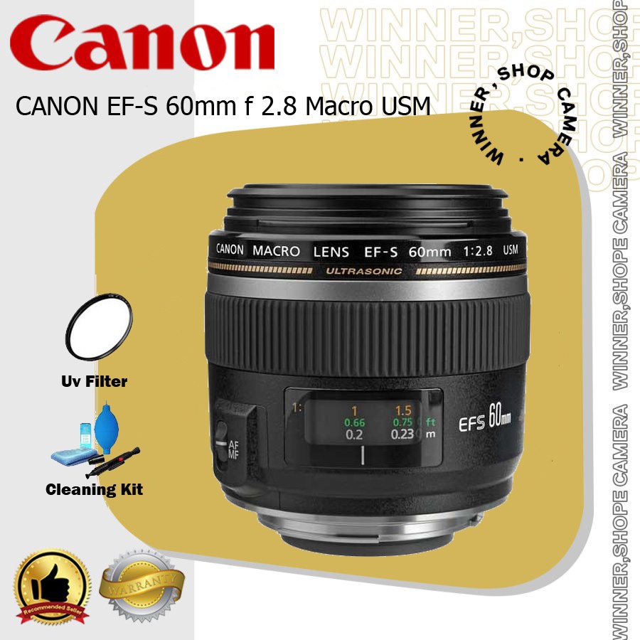 LENSA CANON EF-S 60mm f 2.8 Macro USM White Box