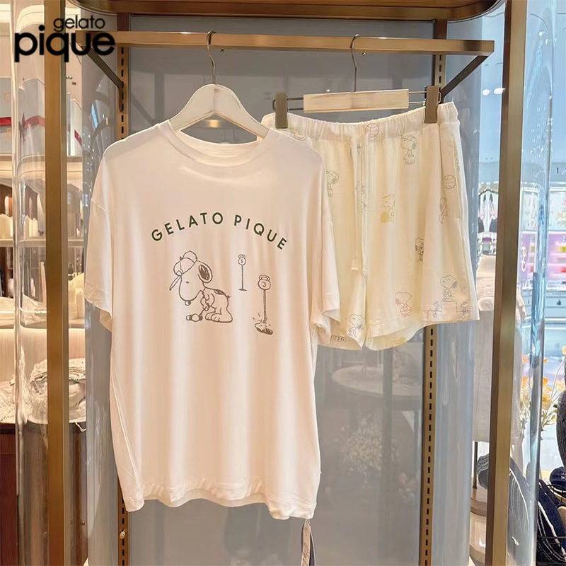 Gelato Pique Setelan Piyama Wanita Gelato Pique Motif Snoopy - Celana Panjang Nyaman yang Bisa Dipak