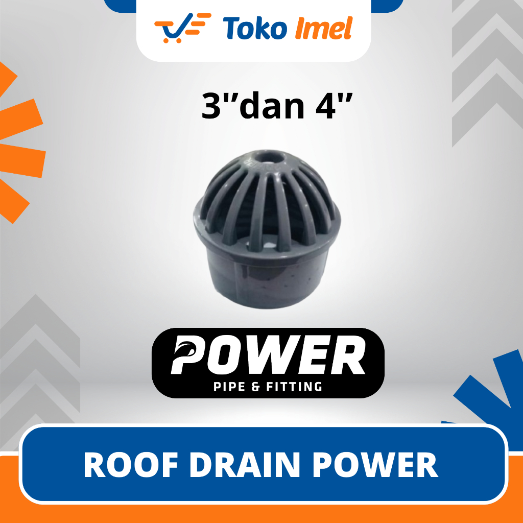 Power Roof Drain Saringan Atap 3inch | 4 Inch / Roof Drain 4 Inch