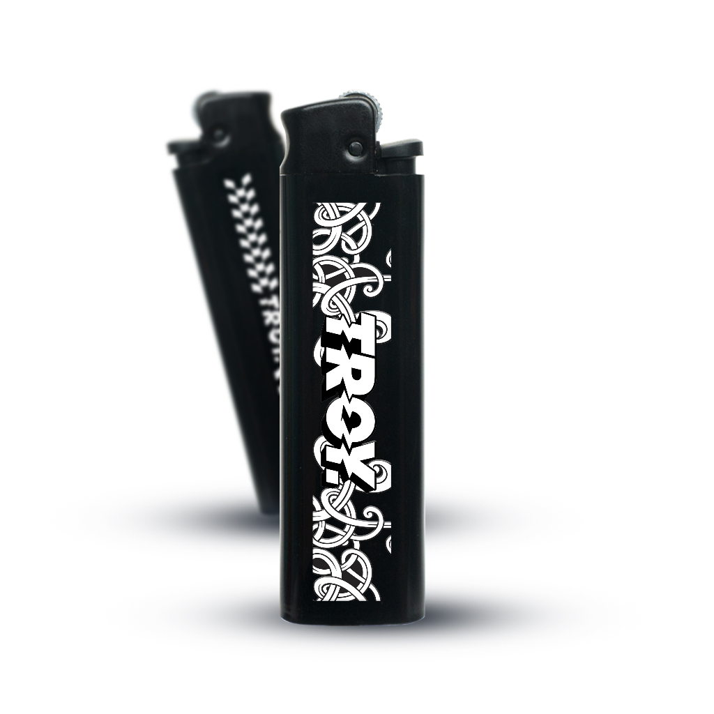 Troy Company Lighter Black Tribal - Korek Api Pemantik Api KA 215