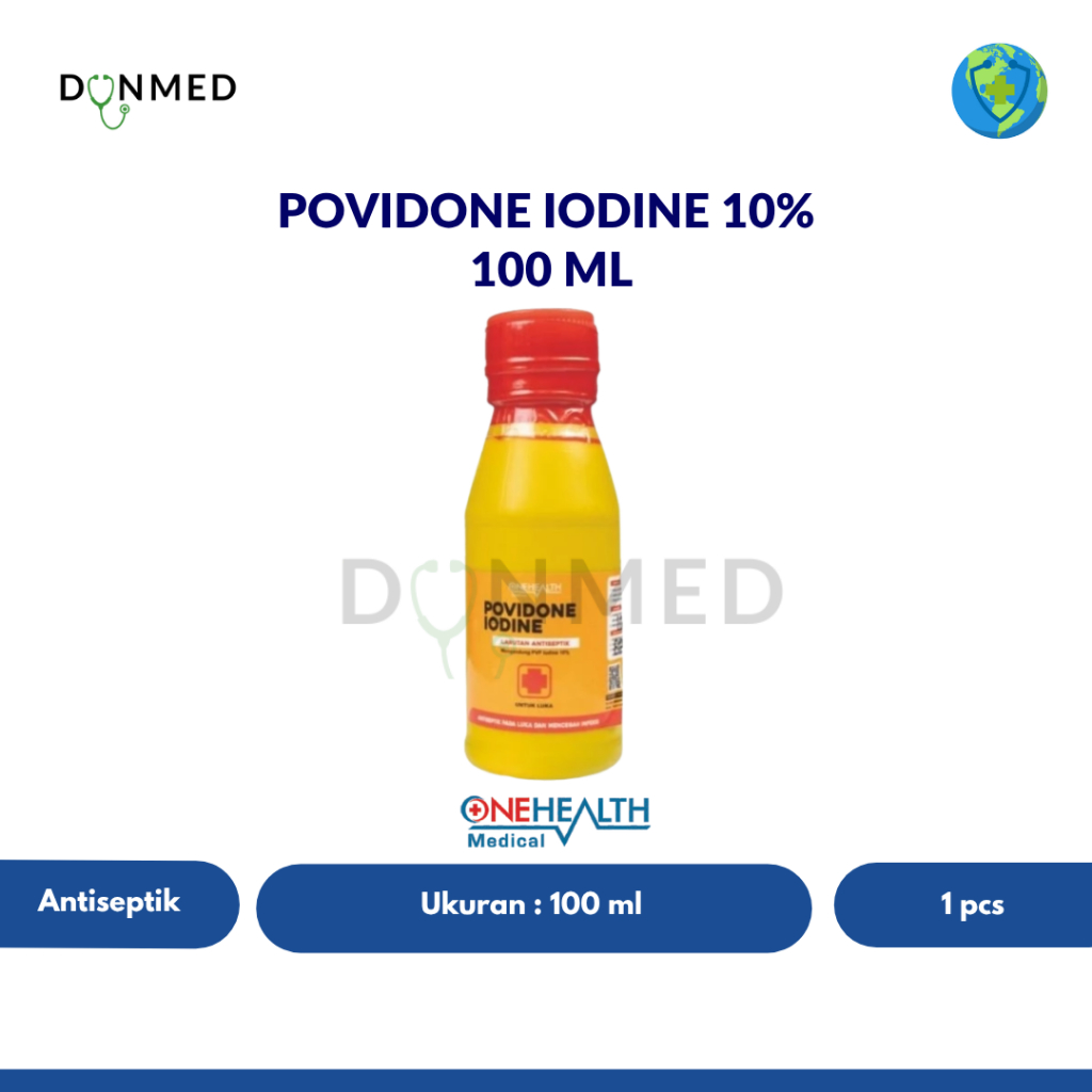 Onehealth Povidone Iodine 100 Ml Antiseptik Luka