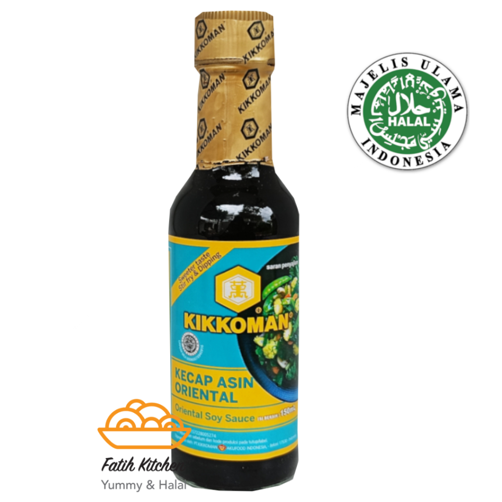 Kikkoman Oriental Soy Sauce Halal 150 ml - Light Sauce