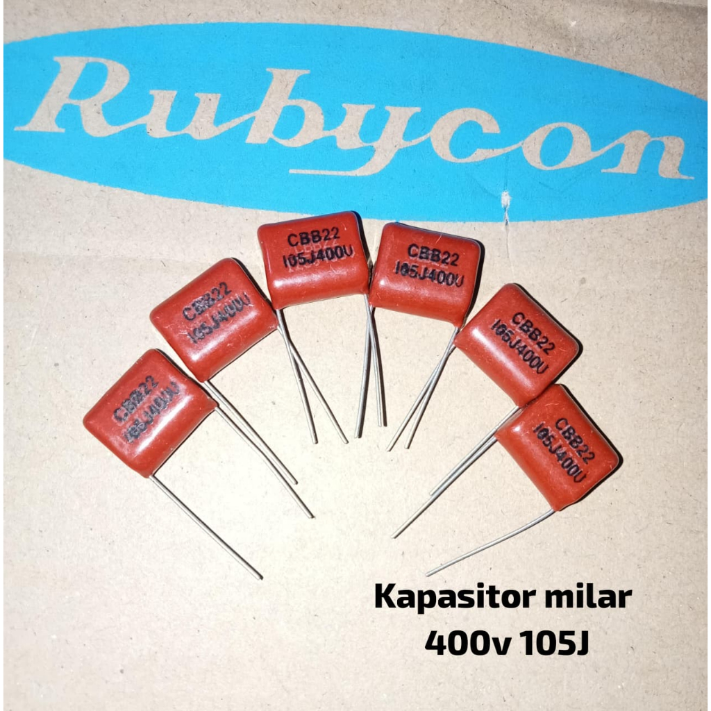 MILAR 105J 400V KAPASITOR MILAR 400V 105J ORIGINAL