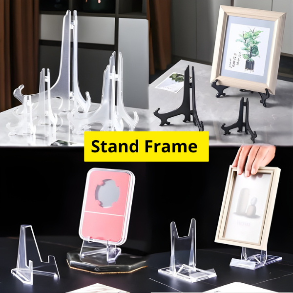 Kaki piring pajangan / stand kaki penyangga piring / dudukan frame