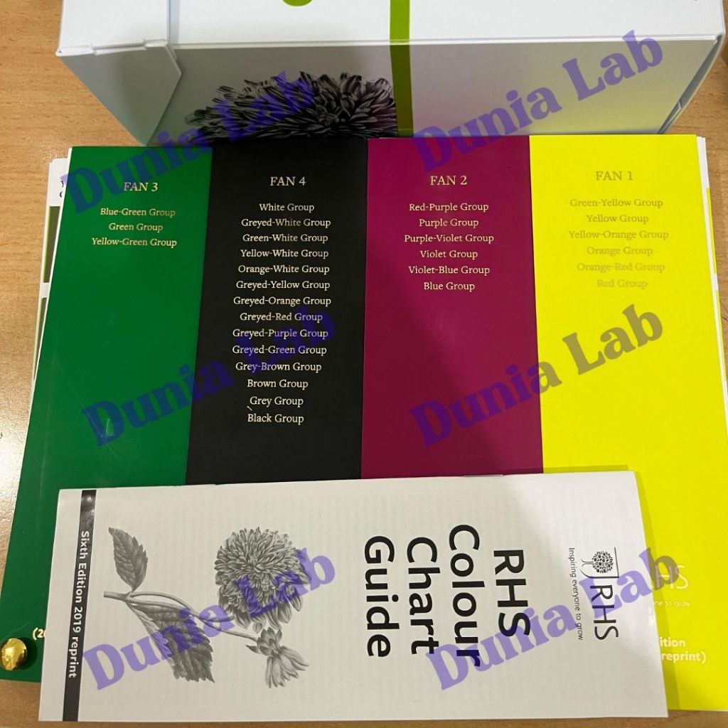 RHS Colour Chart Sixth Edition 2019 Reprint