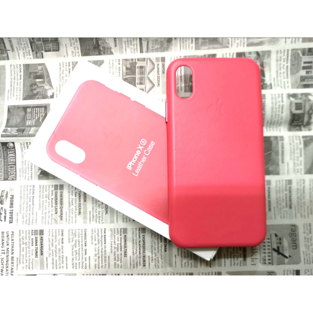 Leather Case iPhone X Xs New Sarung Leather Case