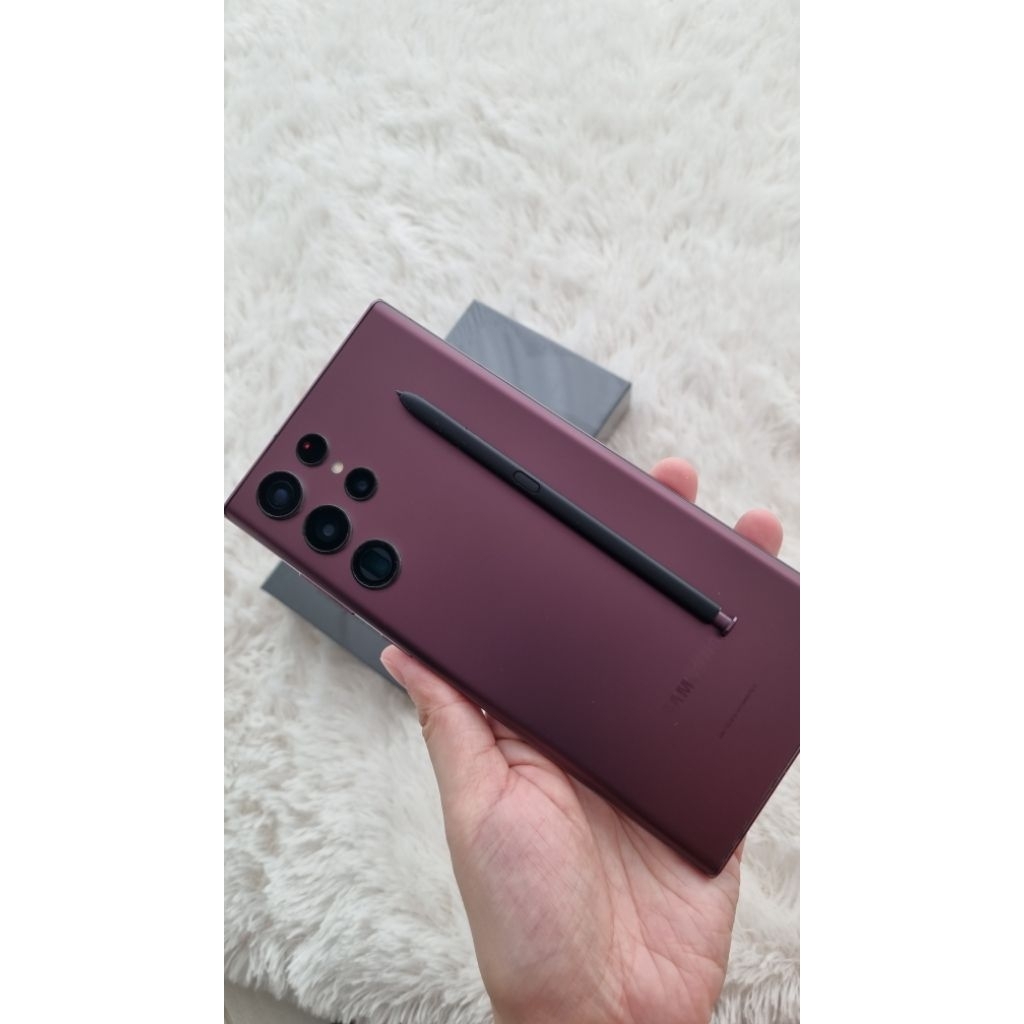 SECOND SAMSUNG S22 ULTRA BURGUNDY