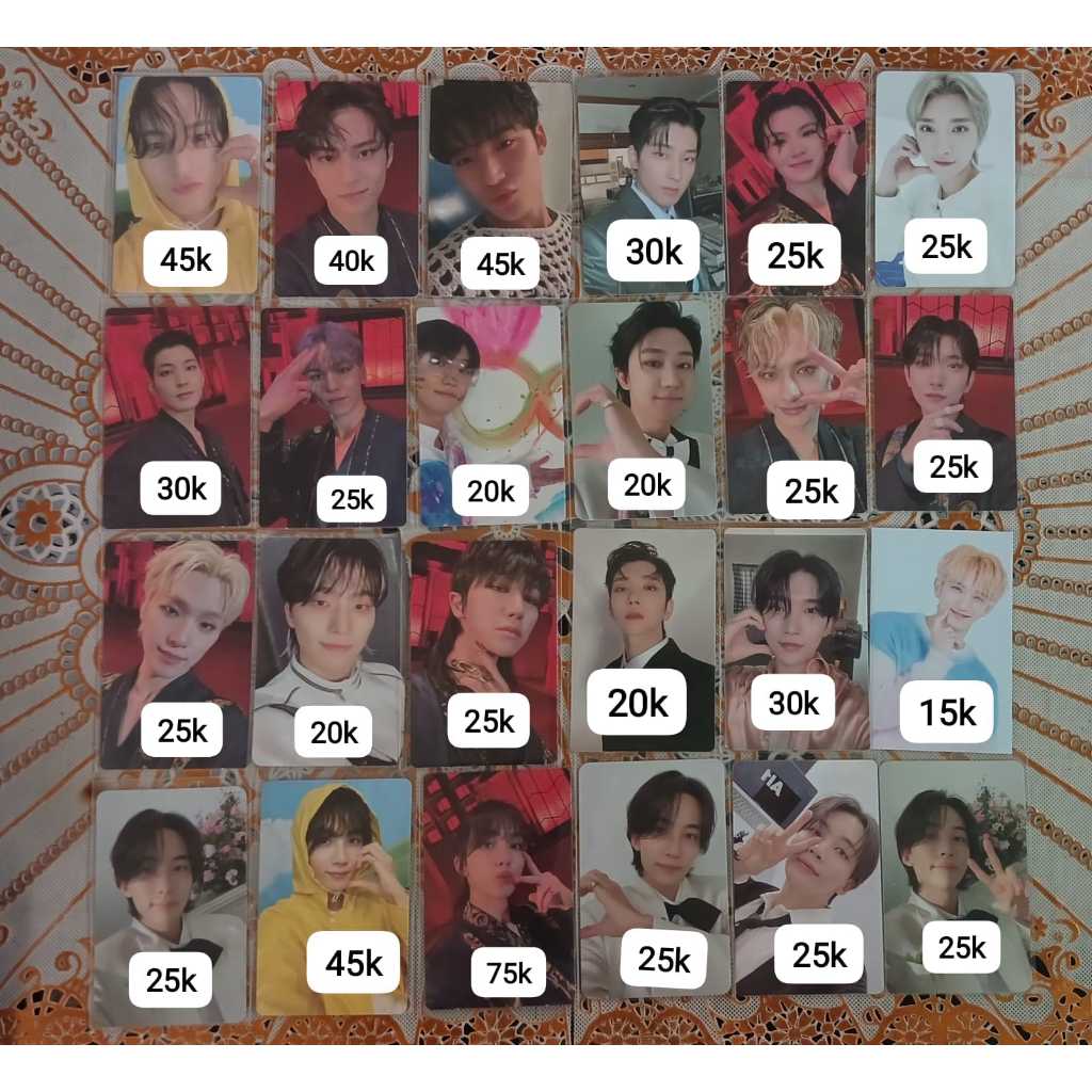 CLEARANCE SALE - PHOTOCARD SEVENTEEN FML DELUXE JEONGHAN KONDE MINGYU HOSHI DELUXE READY STOK