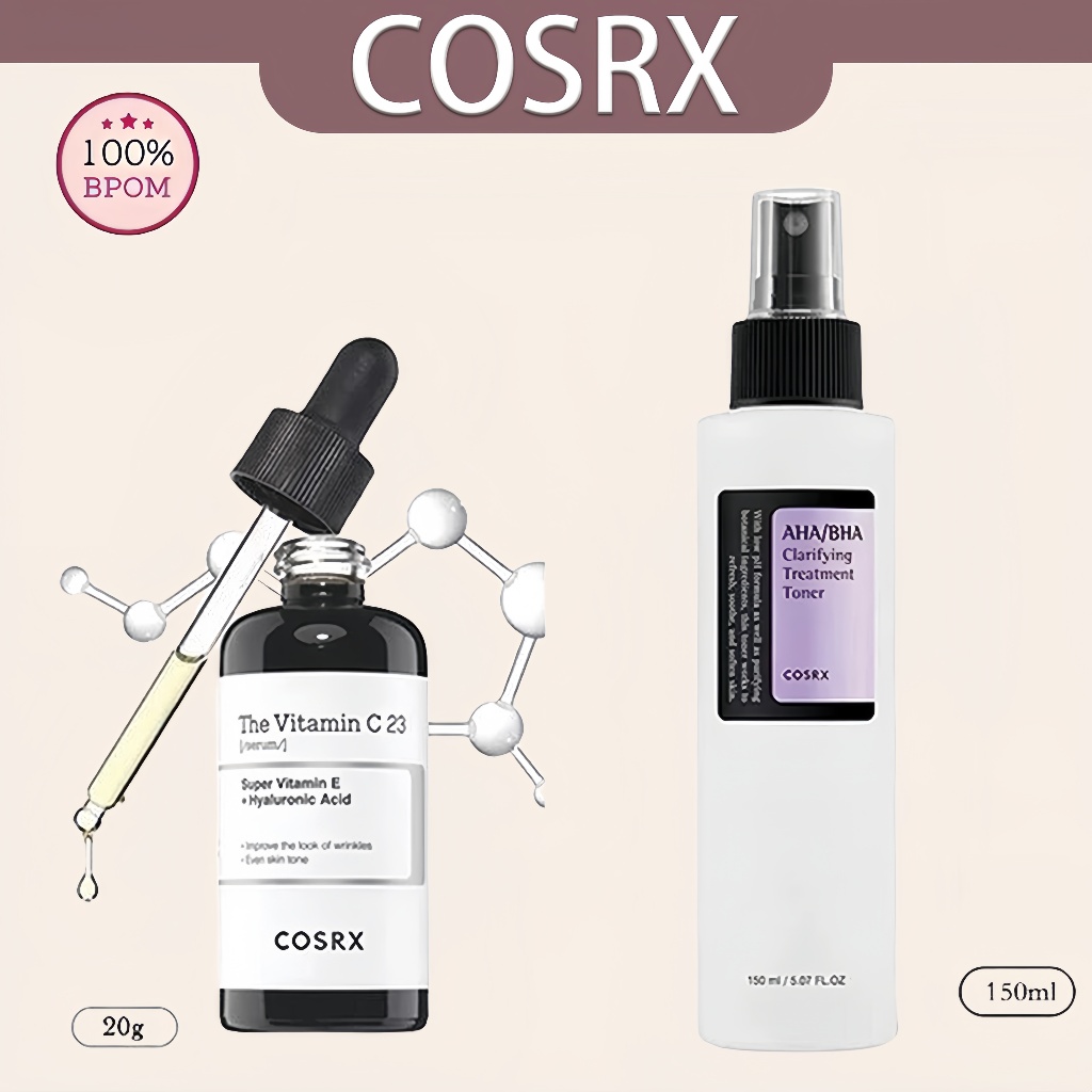 C0SRX The Niacinamide 15 Serum+COSRX AHA/BHA Clarifying Treatment Toner