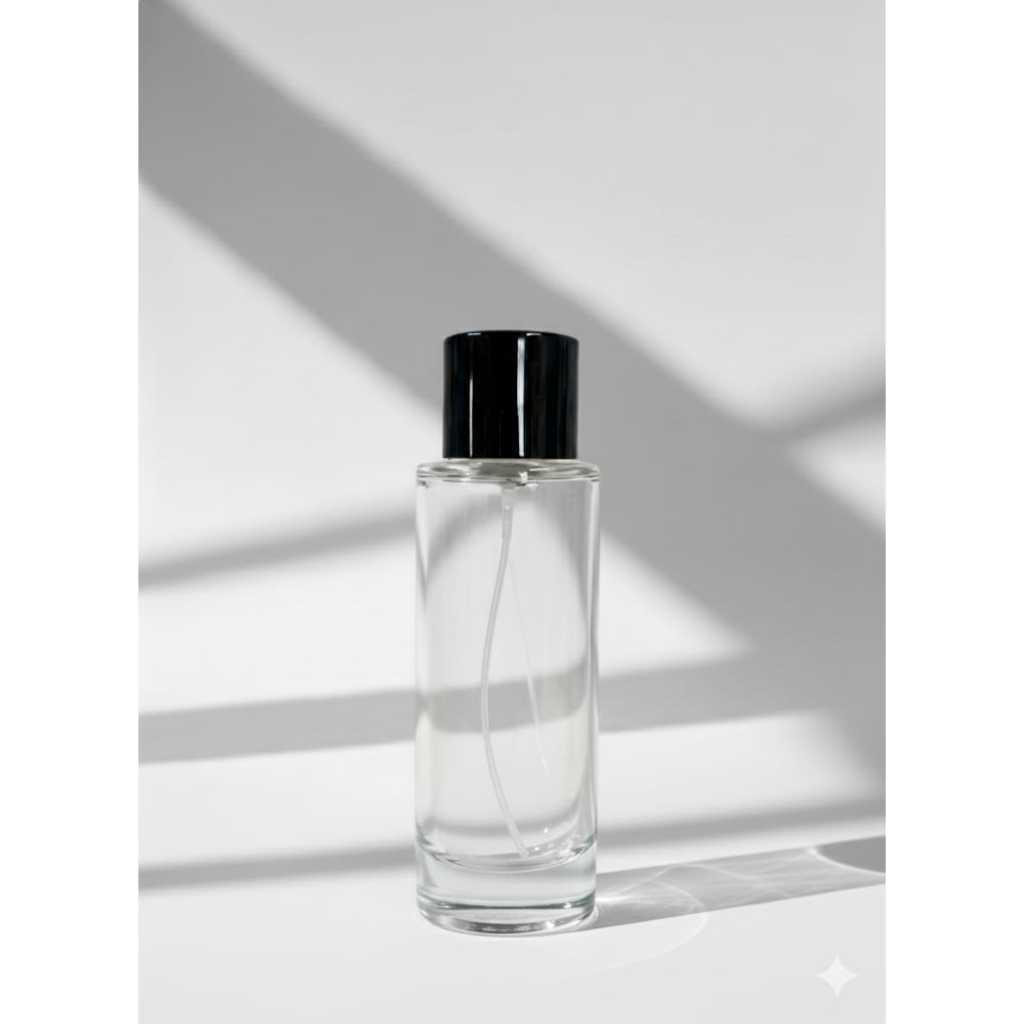 botol parfum kaca casa 100 ml tutup hitam spray putar drat isi ulang minyak wangi fragrance botol pe