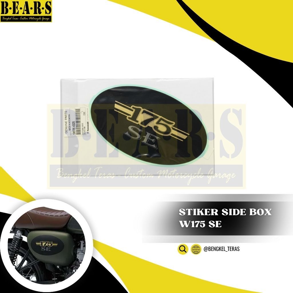 Stiker bodi w175 SE