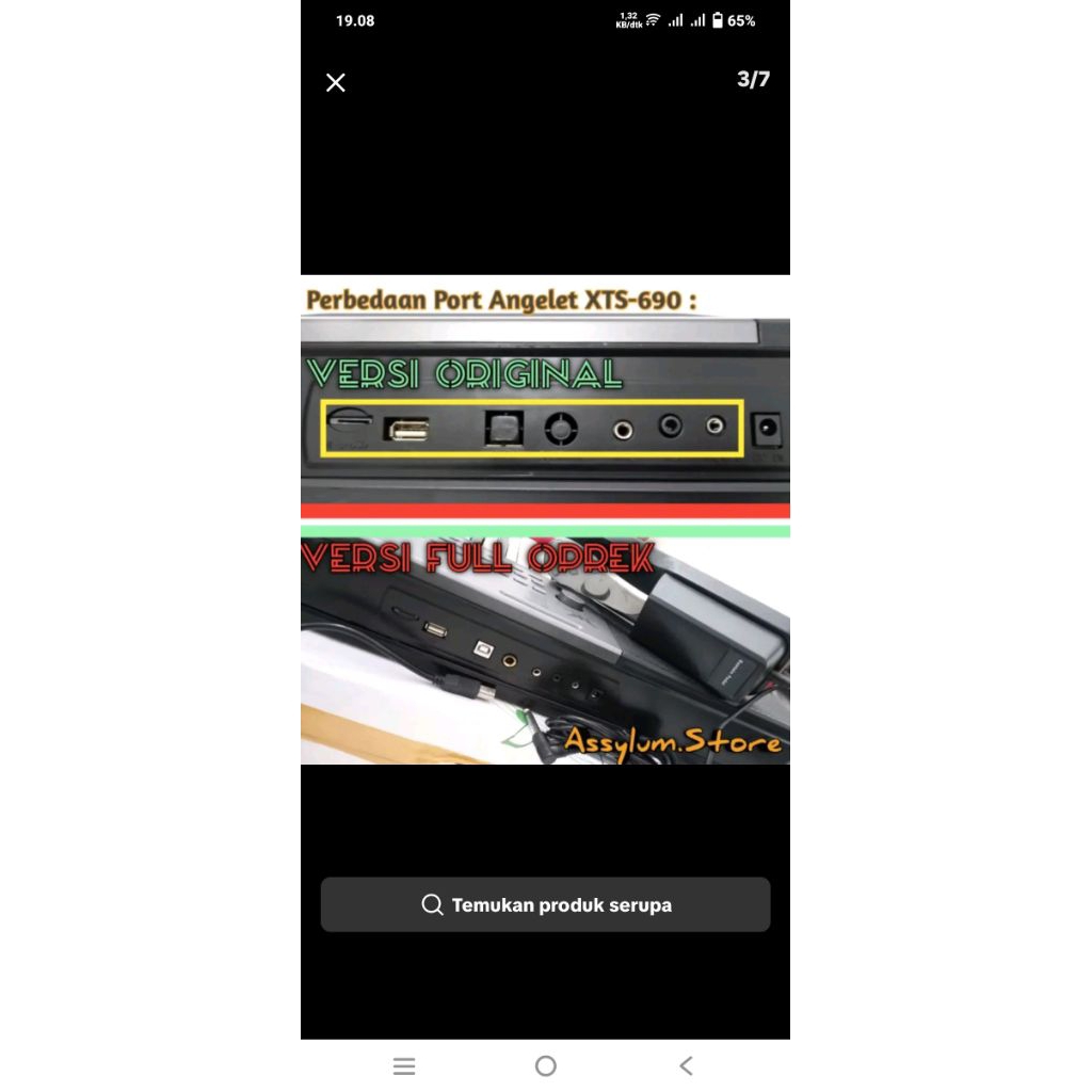 ANGELET XTS690 OPREK.