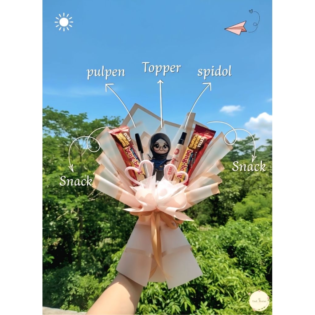 buket hari guru | buket untuk hari guru, buket snack, buket topper, buket alat tulis