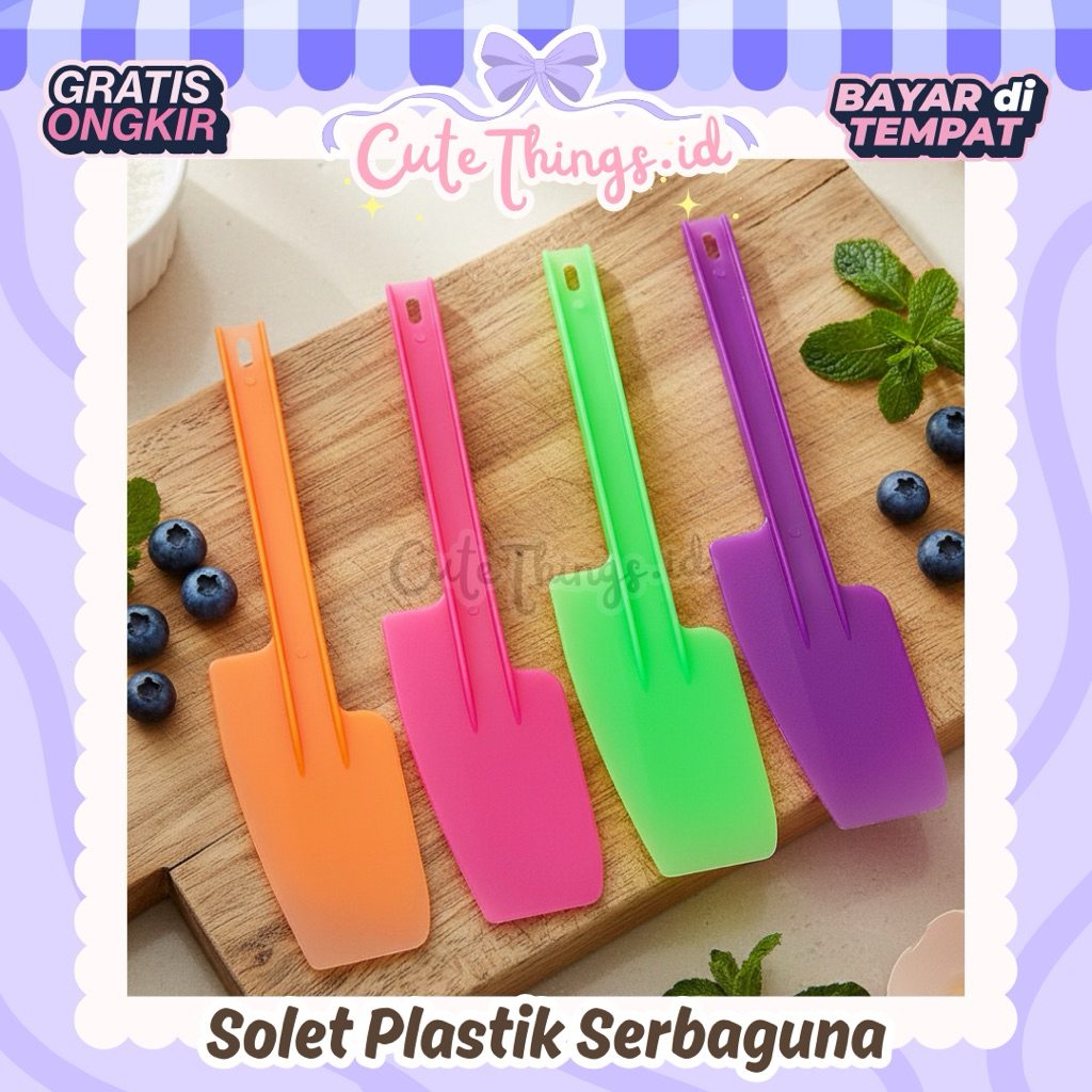 (CT) TEBAL Solet Spatula Plastik Besar Solet Serbaguna Solet / Sepet Memasak