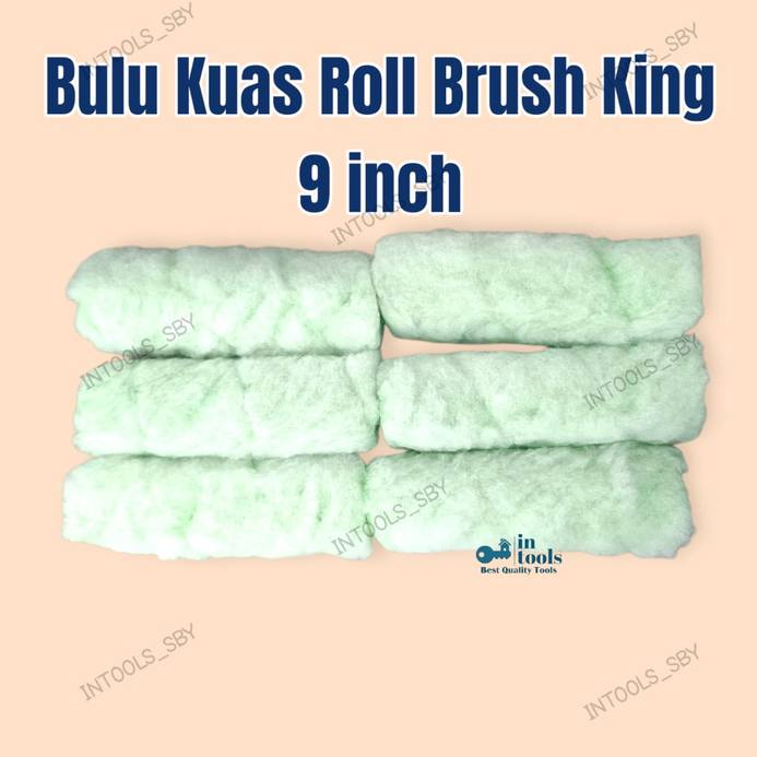 Bulu Kuas Roll Brush King 9 Inch Harga per PCS